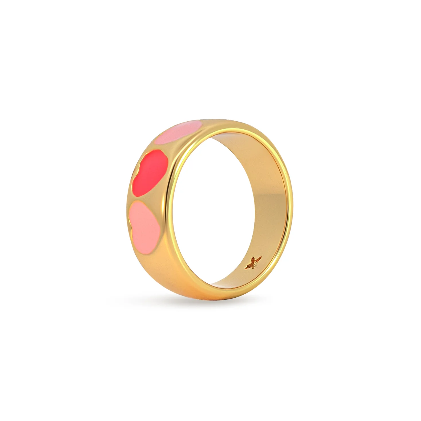 Pink Heart Stacking Ring - Image 3